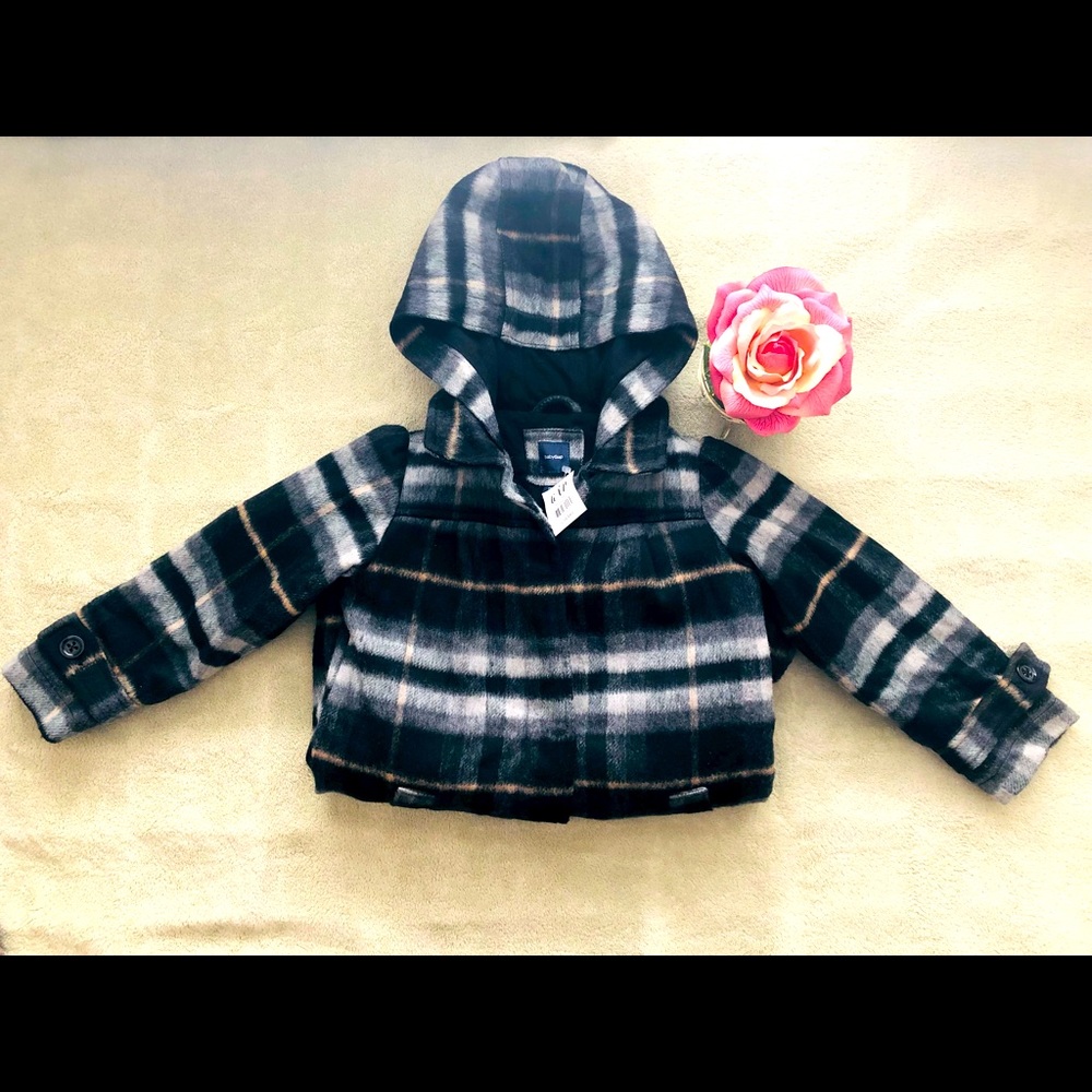 Gap plaid winter coat!